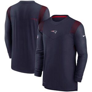 NWT Nike New England Patriots Sideline Player UV Performance Tee Men’s LARGE L/S